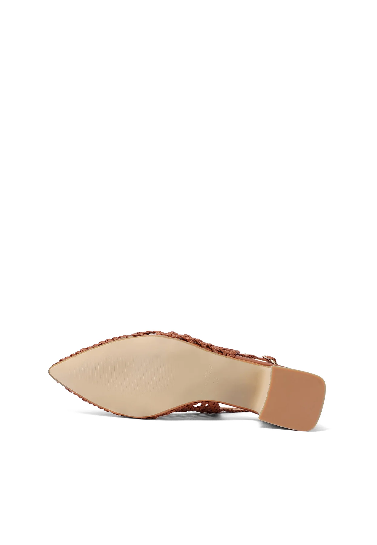Slingback intrecciata con tacco basso ZM9903 - Image 13