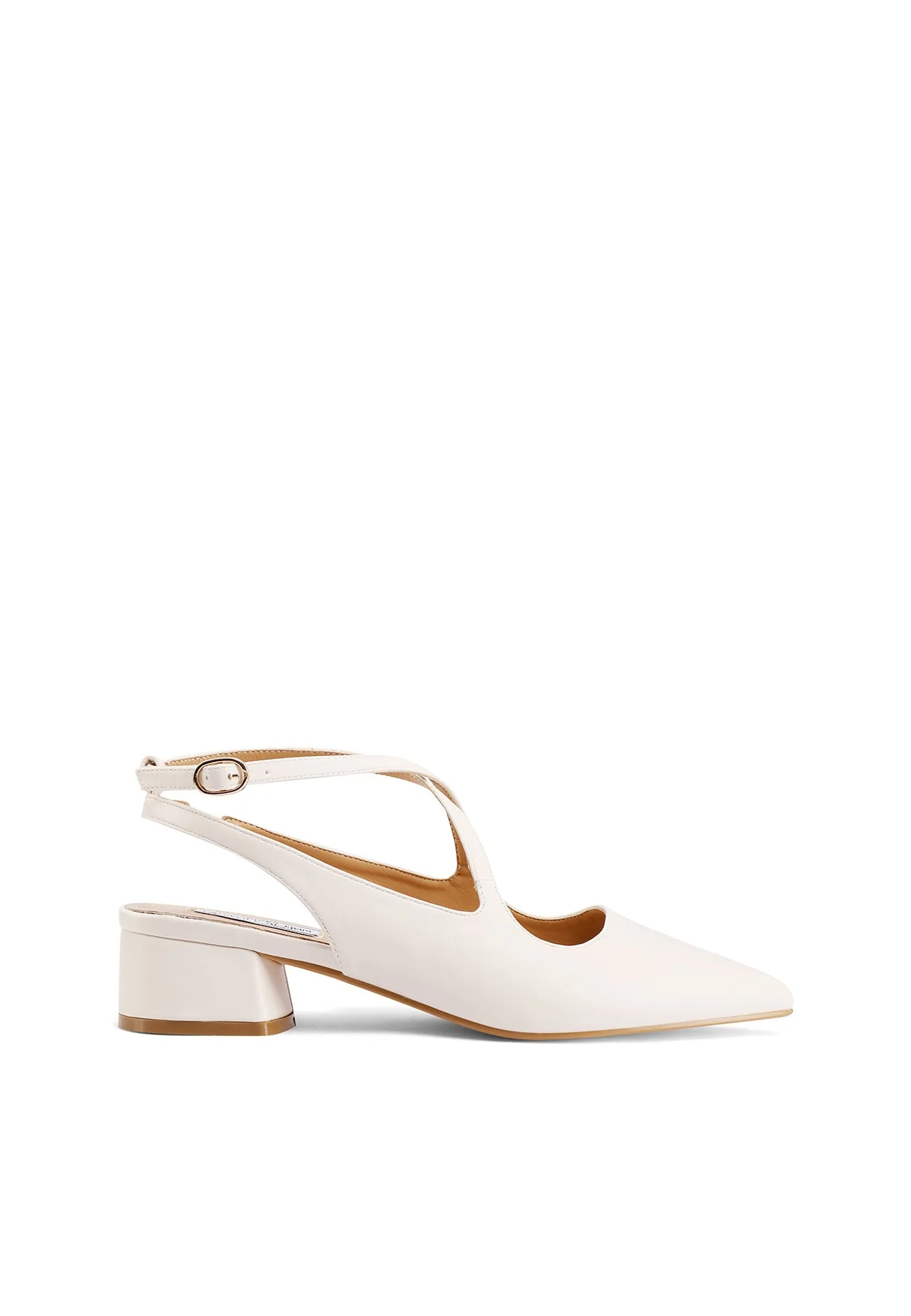Dècolletè Slingback a punta con incrocio e tacco basso ZM9907 - Image 9