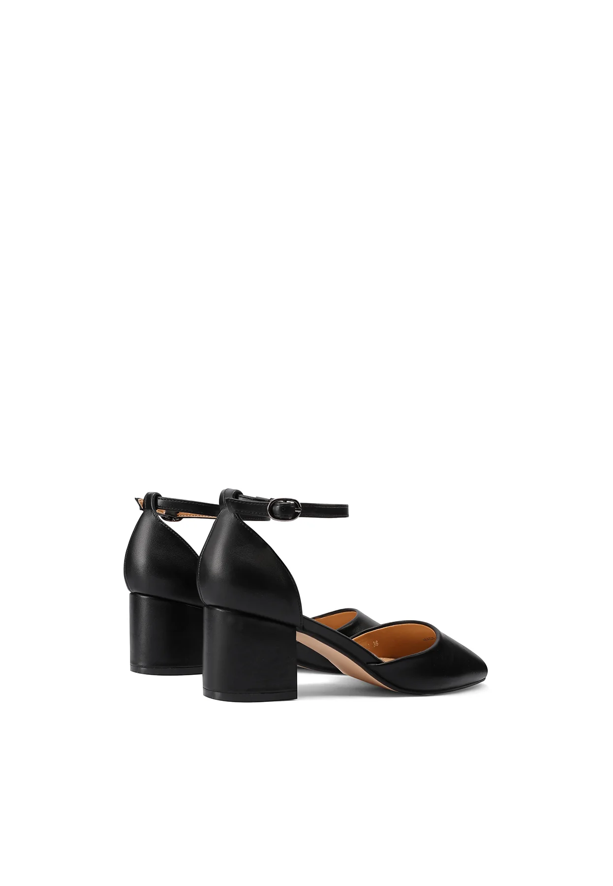Décolleté a punta con cinturino e tacco largo ZM9909 - Image 4