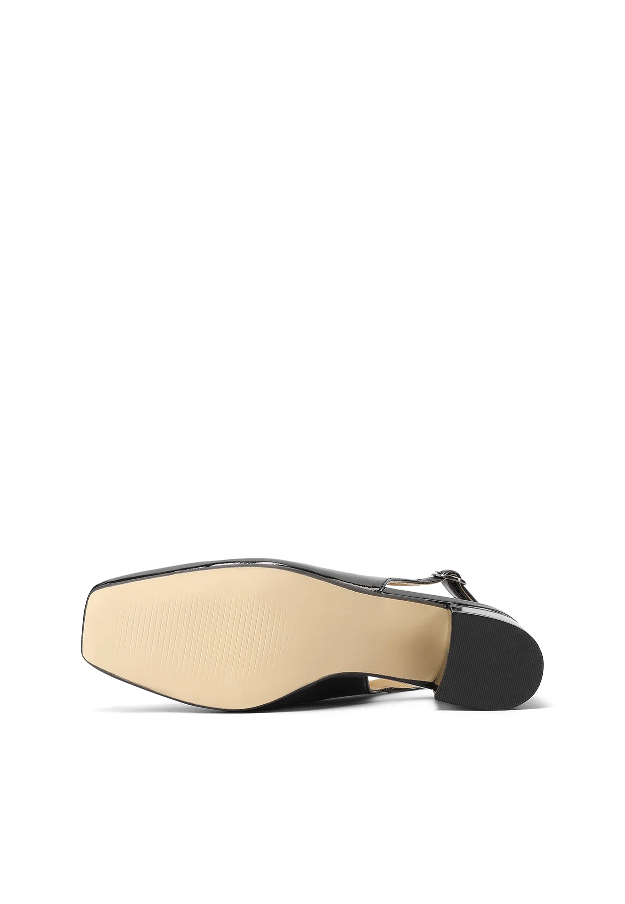 Decolletè Slingback lucida con maxi fibbia ZM9913 - Image 6