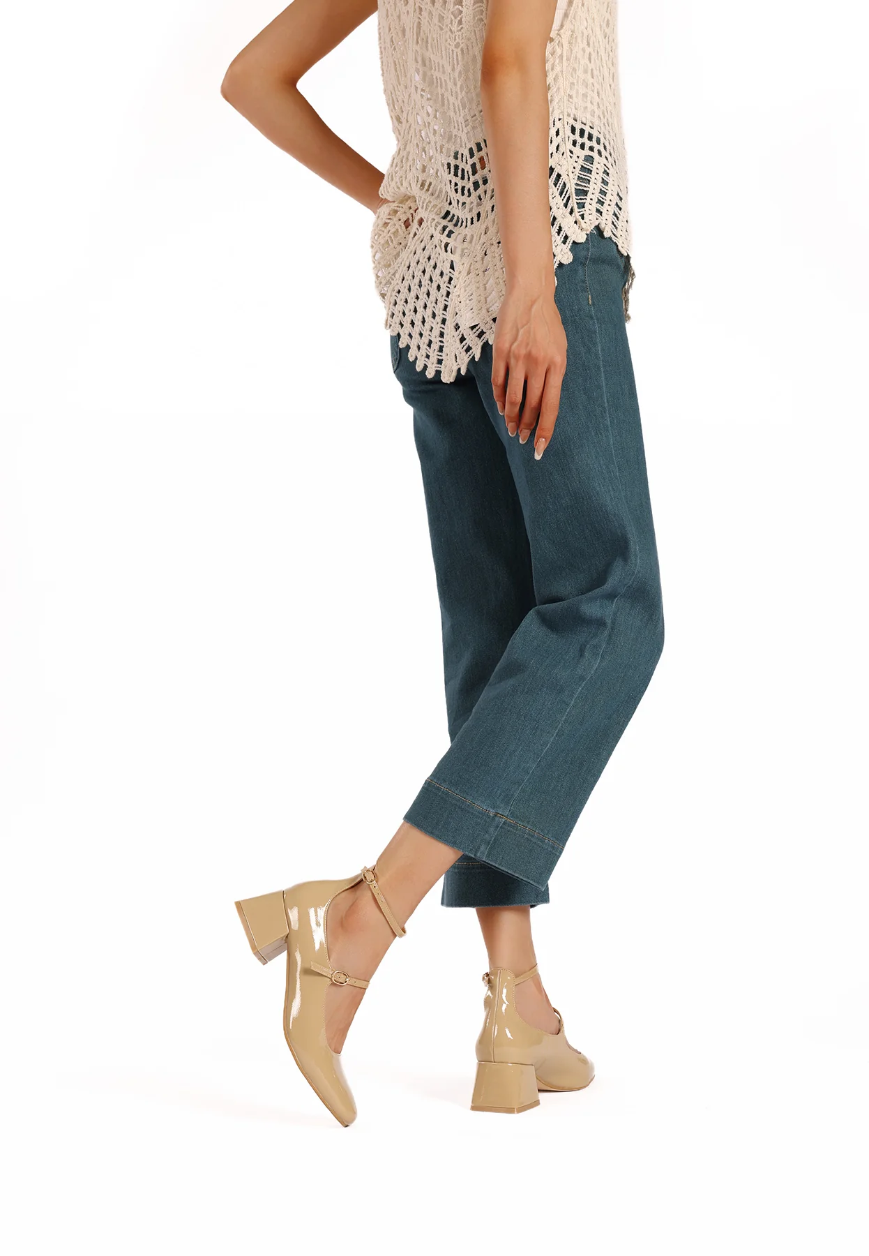 Decolletè Mary Jane elegante con doppio cinturino ZM9931 - Image 8
