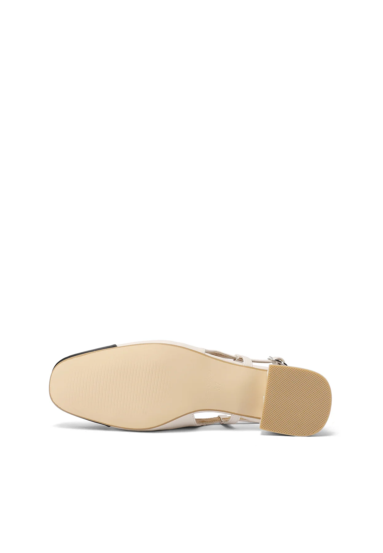 Decolletè Slingback bicolore a punta con tacco basso ZM9933 - Image 13
