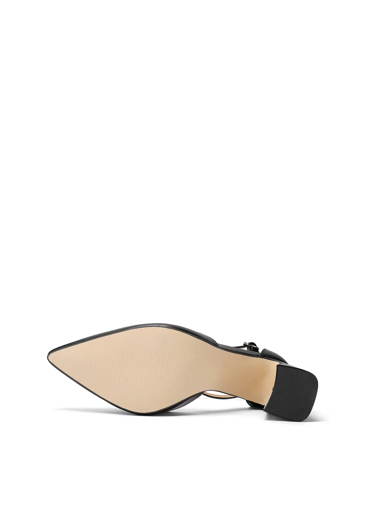 Décolleté a punta con cinturino e tacco svasato ZM9957 - Image 13