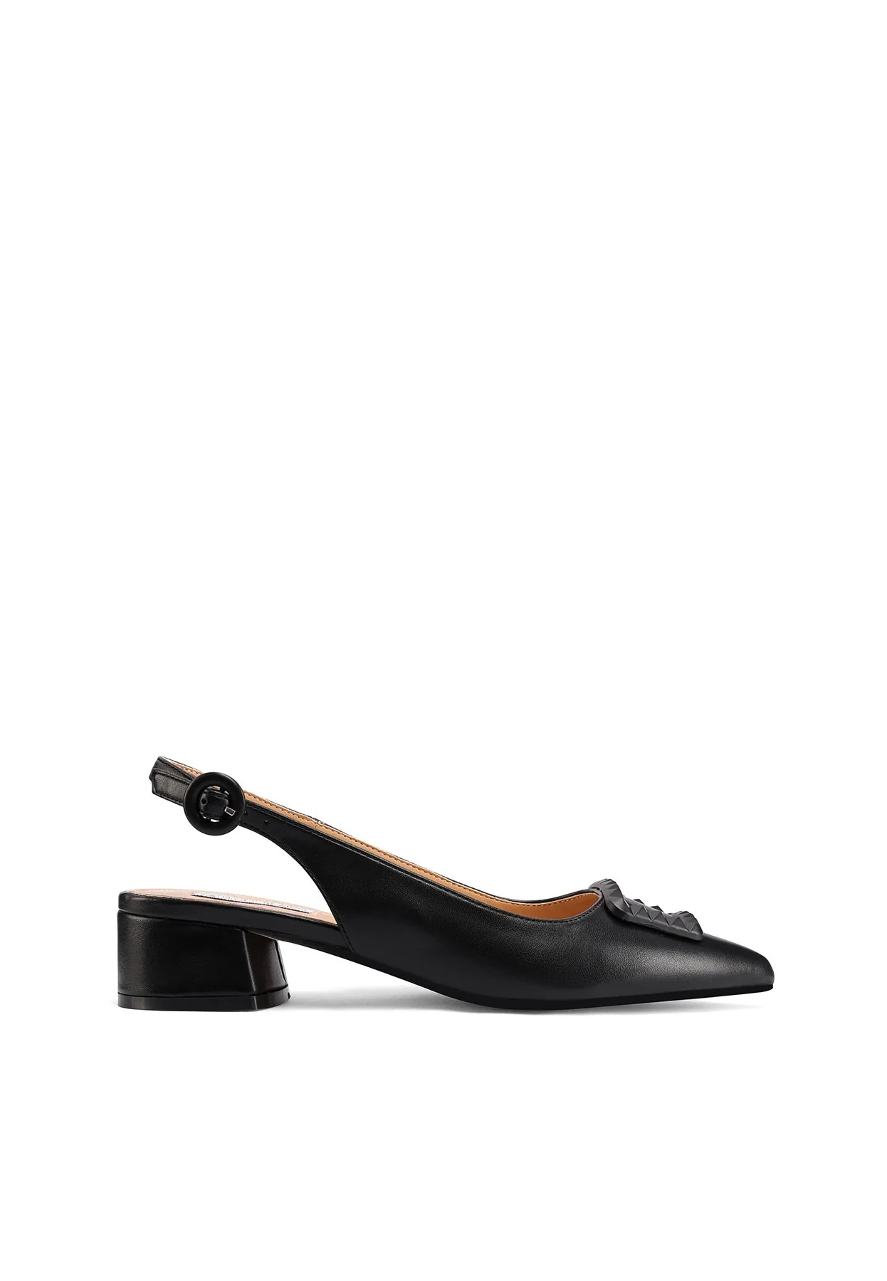 Decolleté Slingback a punta con maxi dettaglio frontale ZM9963 - Image 16