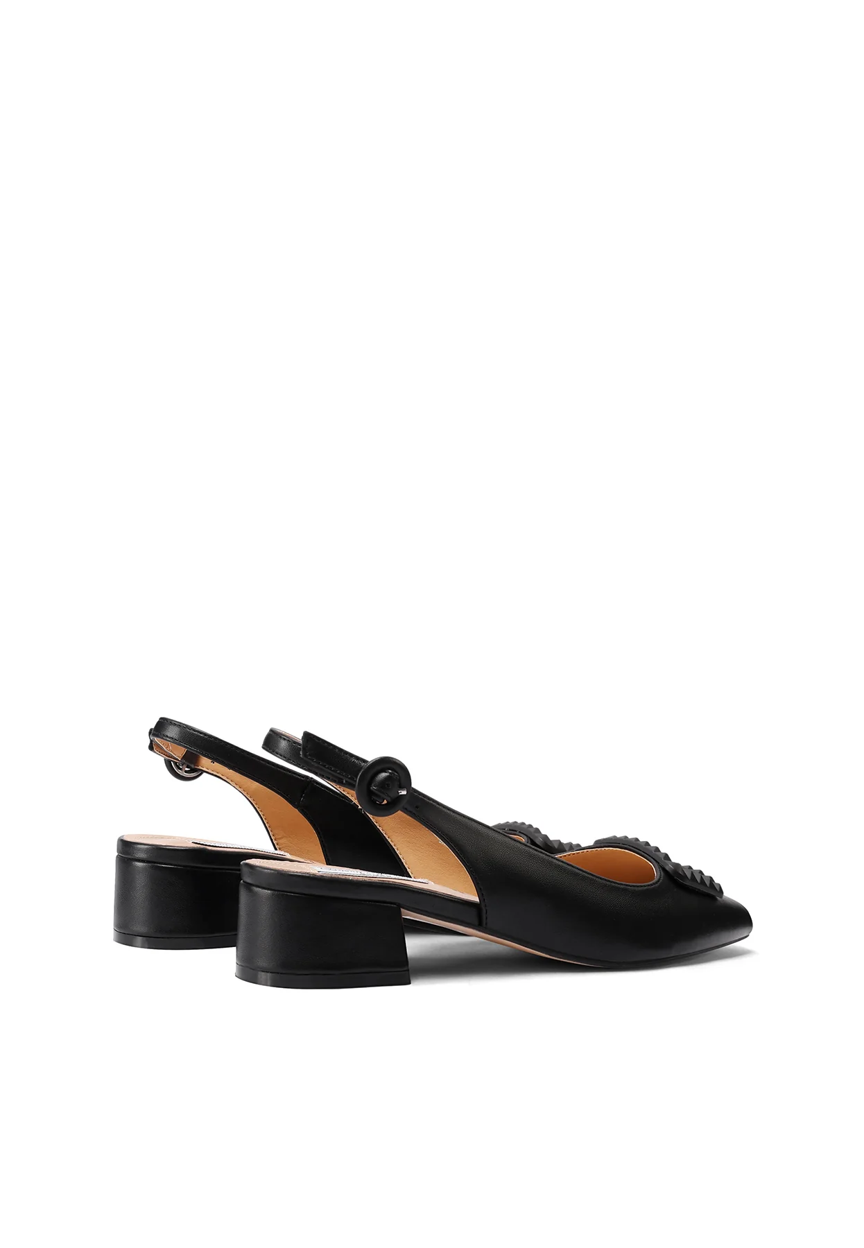 Decolleté Slingback a punta con maxi dettaglio frontale ZM9963 - Image 18