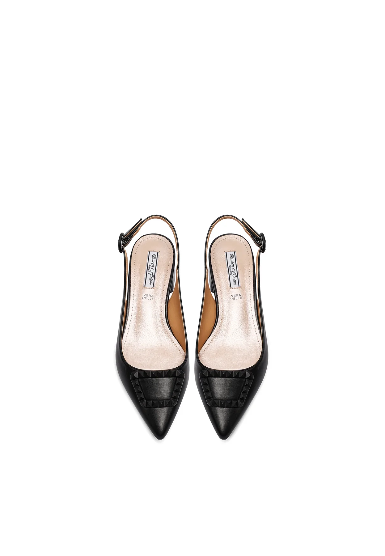 Decolleté Slingback a punta con maxi dettaglio frontale ZM9963 - Image 19