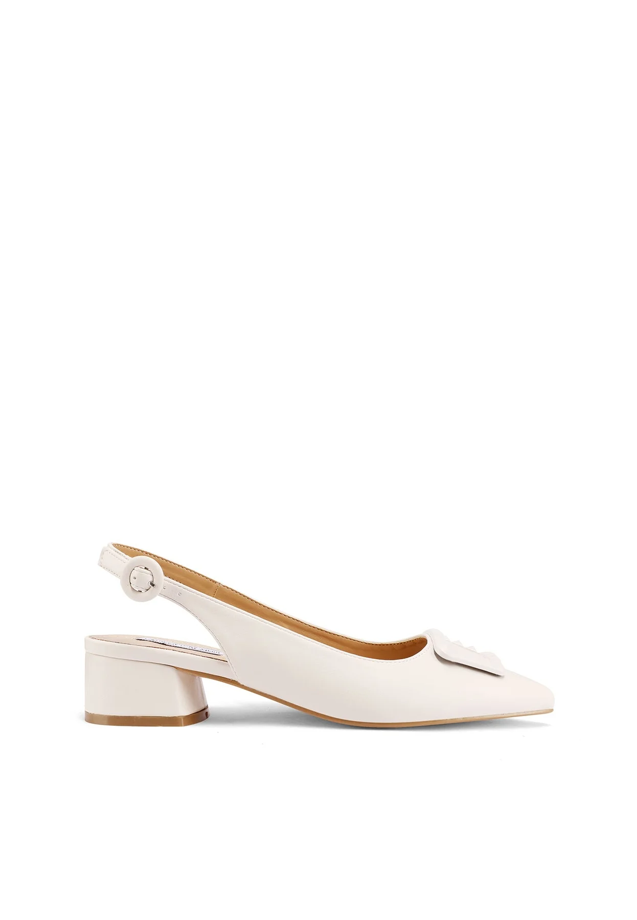 Decolleté Slingback a punta con maxi dettaglio frontale ZM9963 - Image 2
