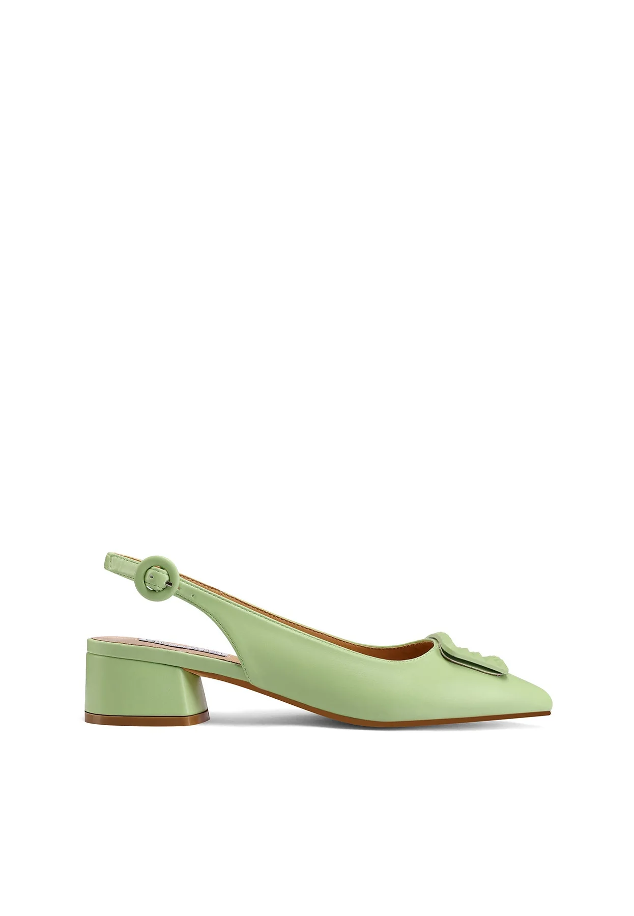 Decolleté Slingback a punta con maxi dettaglio frontale ZM9963 - Image 9