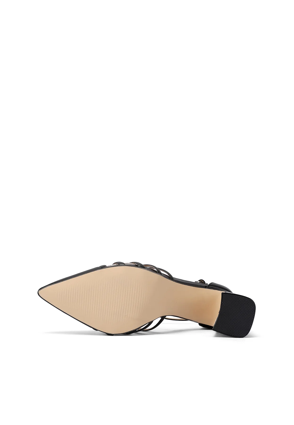 Décolleté a punta con cinturini e tacco largo ZM9972 - Image 13