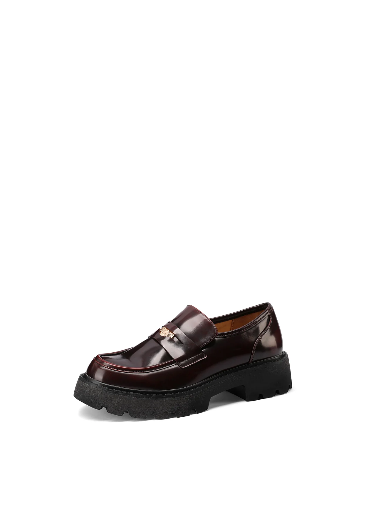 Mocassino nero chunky con suola alta X31-59 - Image 10