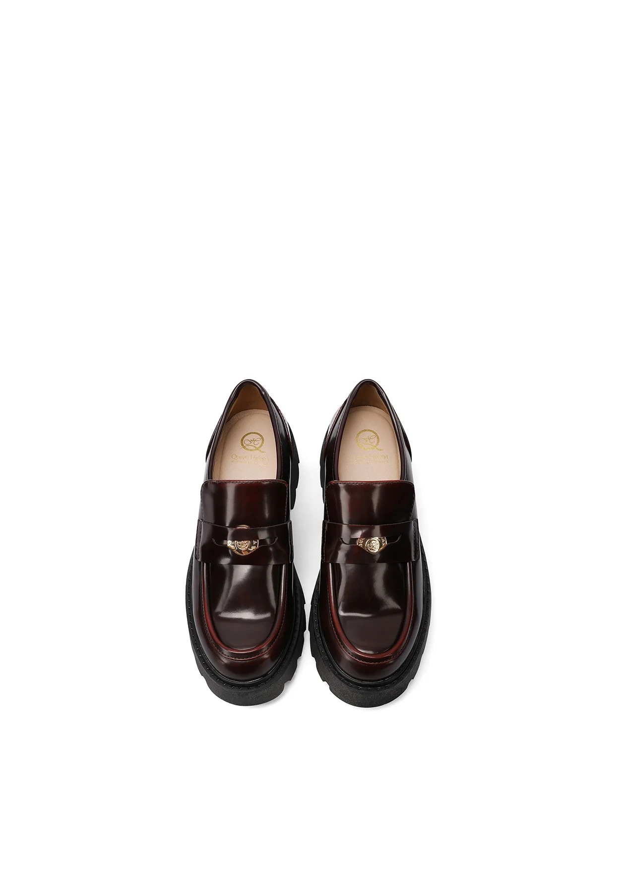 Mocassino nero chunky con suola alta X31-59 - Image 13
