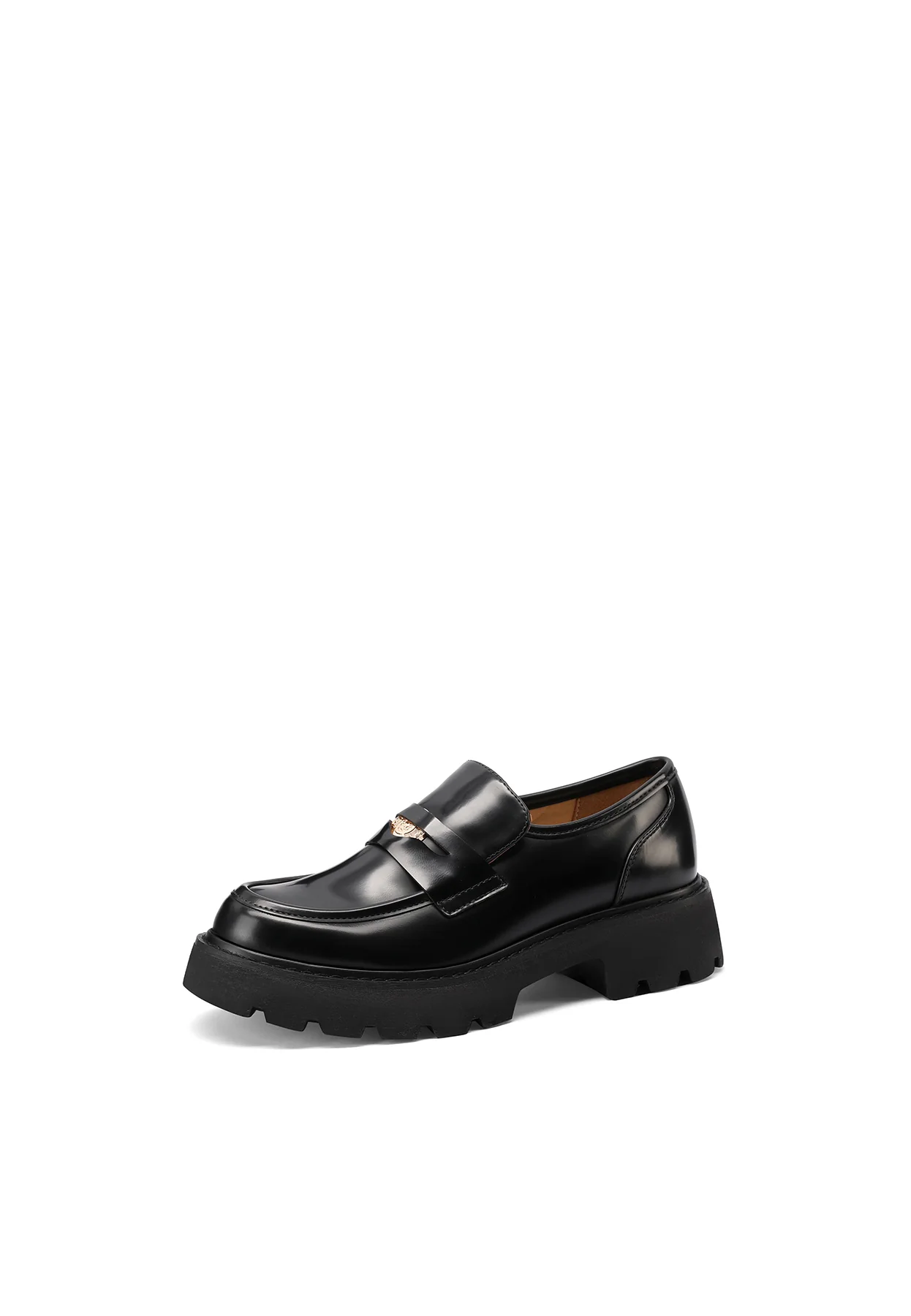 Mocassino nero chunky con suola alta X31-59 - Image 3