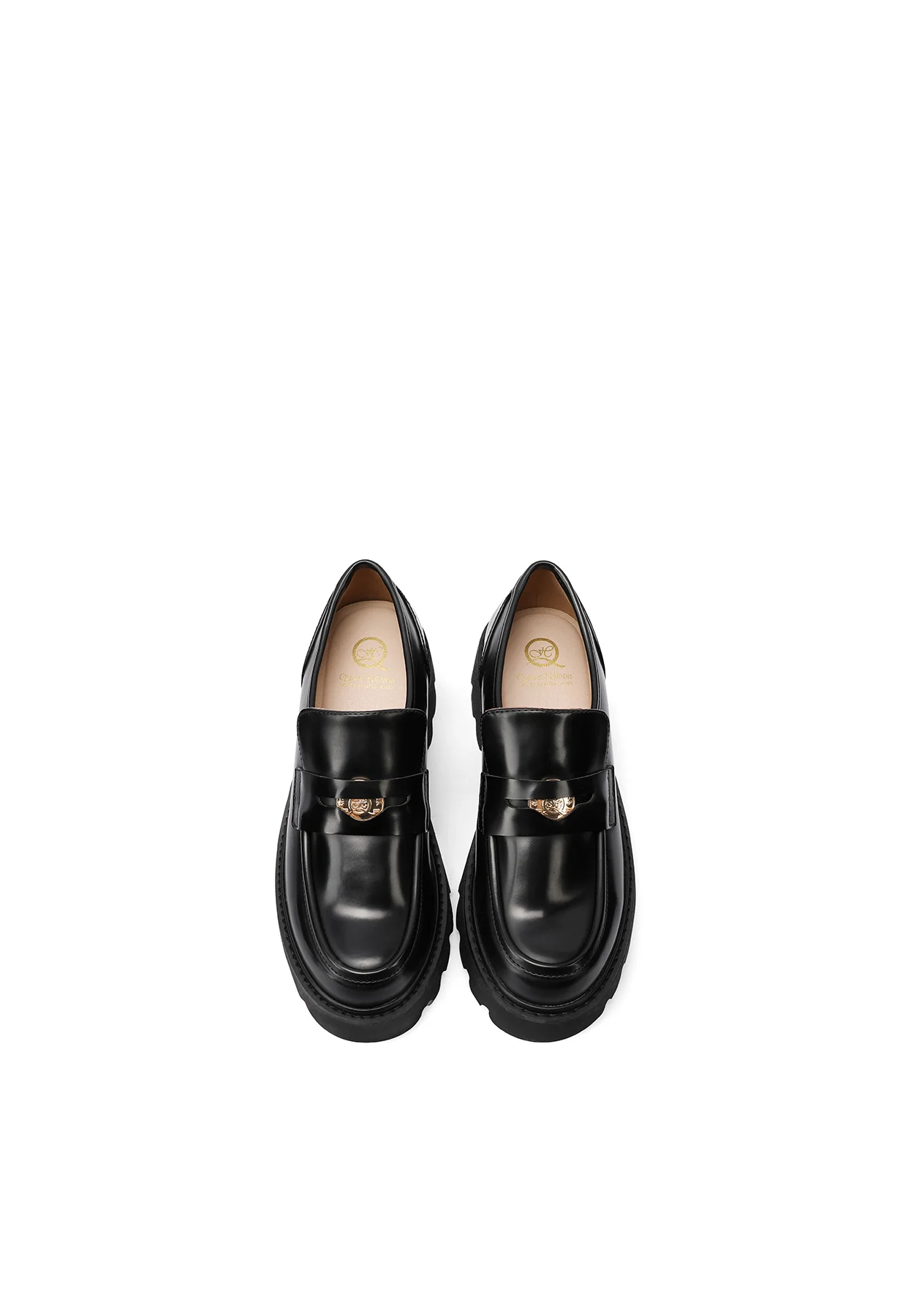 Mocassino nero chunky con suola alta X31-59 - Image 4