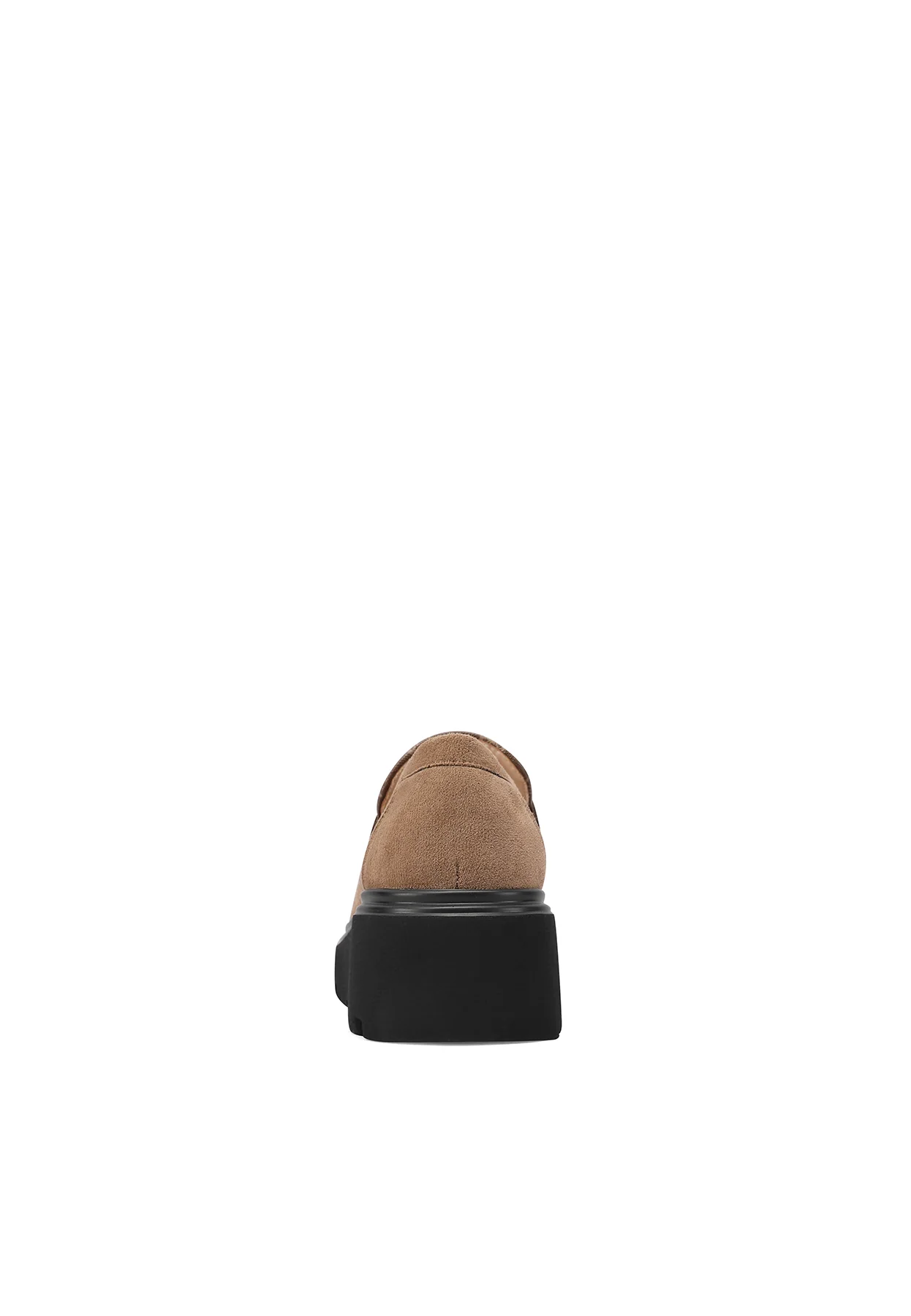 Mocassino nero con suola alta e inserto stampato X31-90 - Image 11