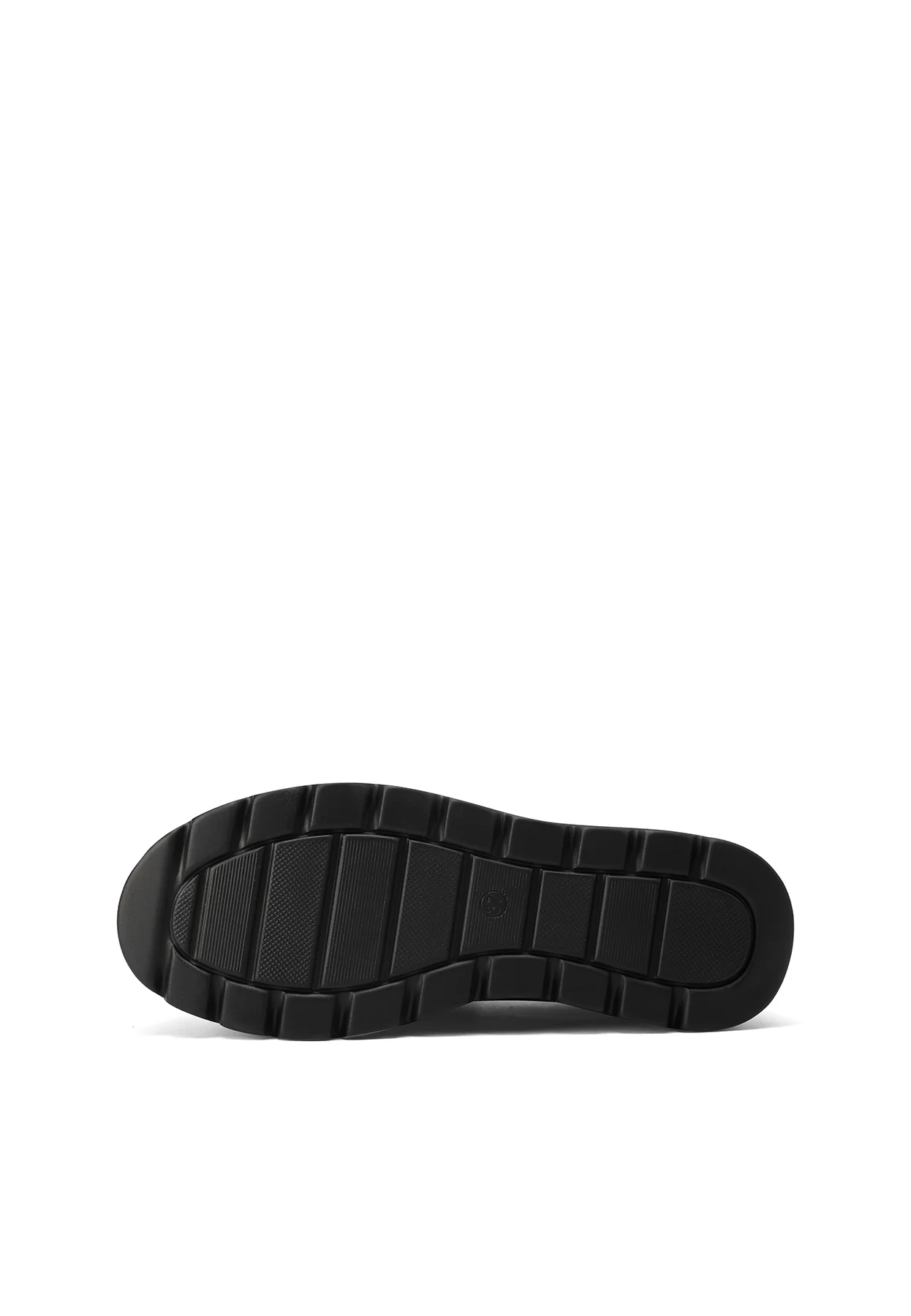 Mocassino nero lucido con zeppa alta elegante X31-98 - Image 12