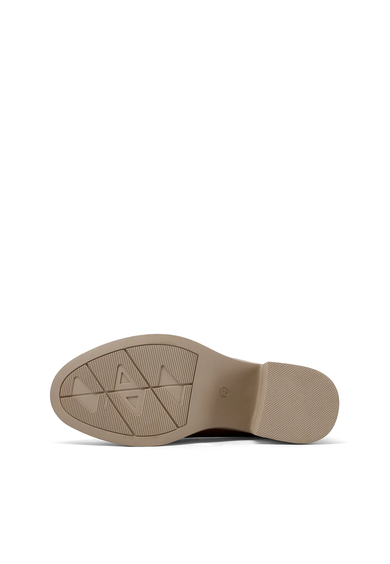 Mocassino con tacco largo e catena decorativa X32-57 - Image 6