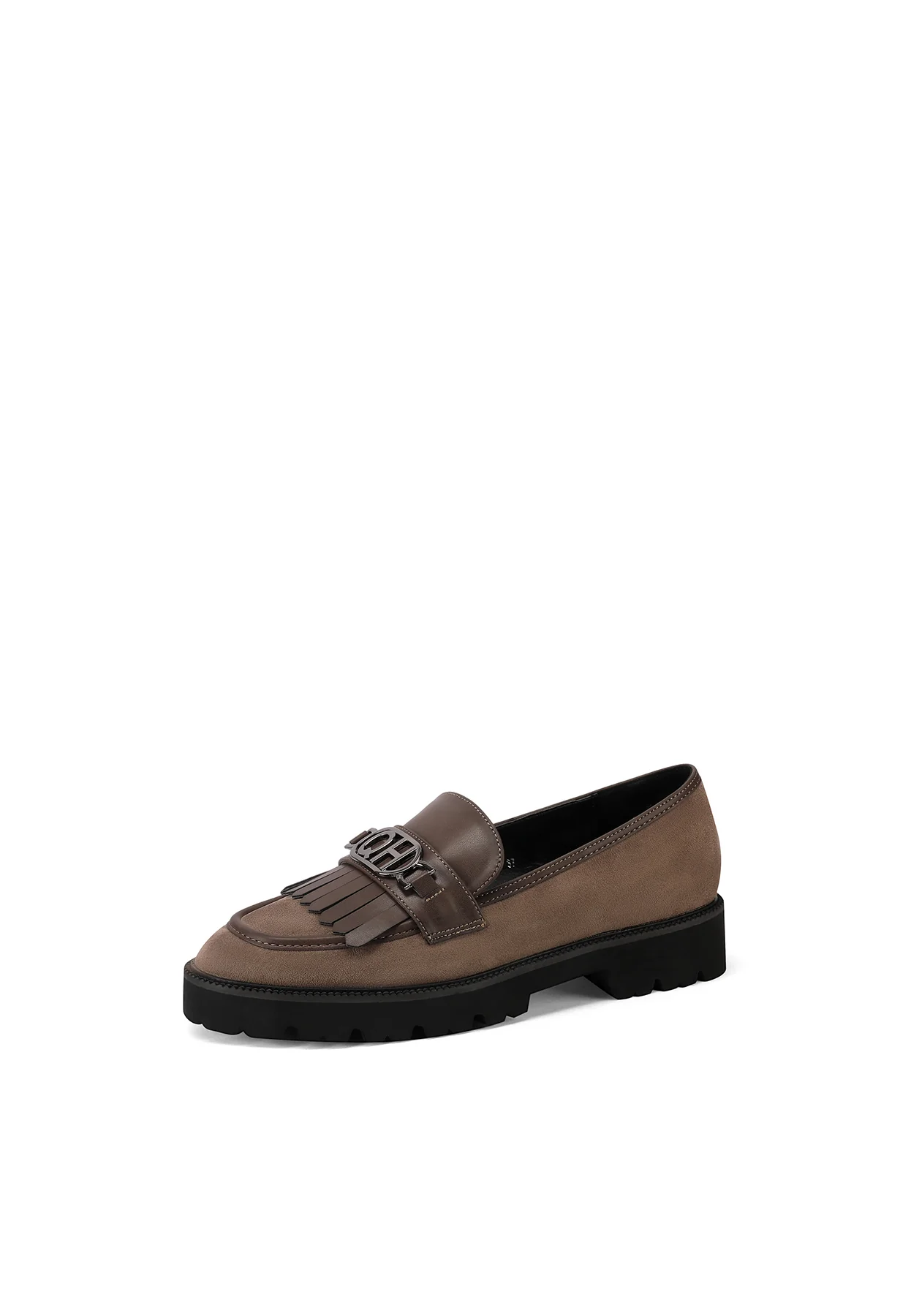 Mocassino nero con suola carrarmato ZM9819 - Image 10
