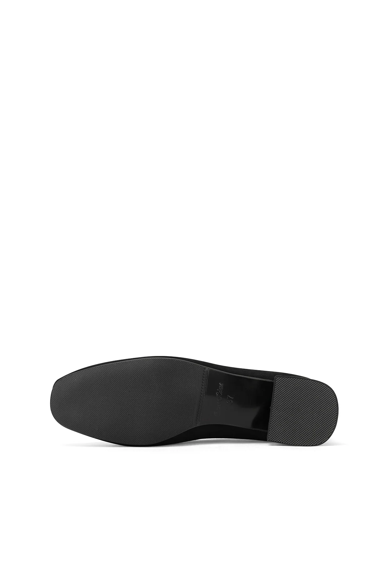 Ballerina nera elegante con tacco basso ZM9826 - Image 6