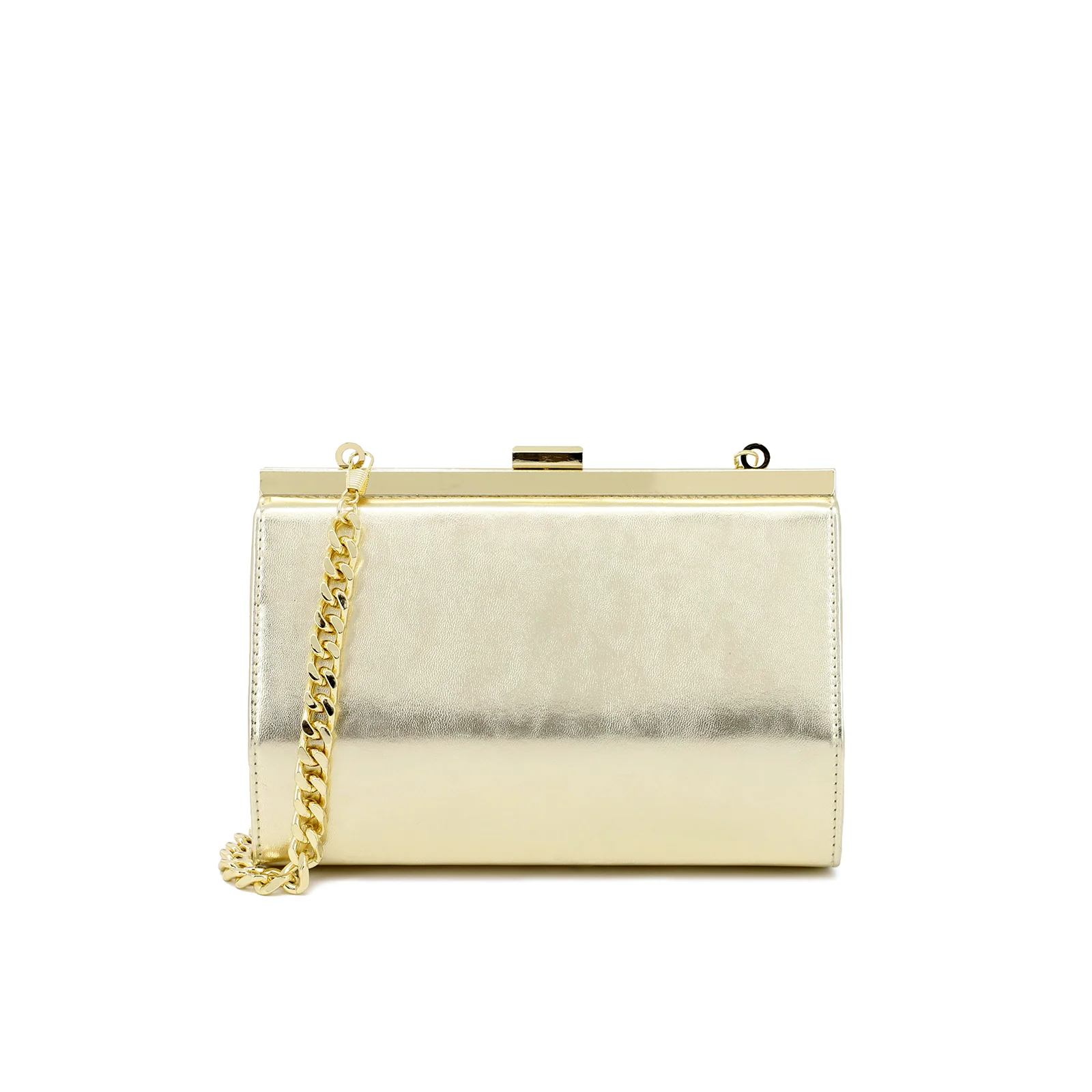 Pochette elegante metallizzata con catena a spalla S603 - Image 22