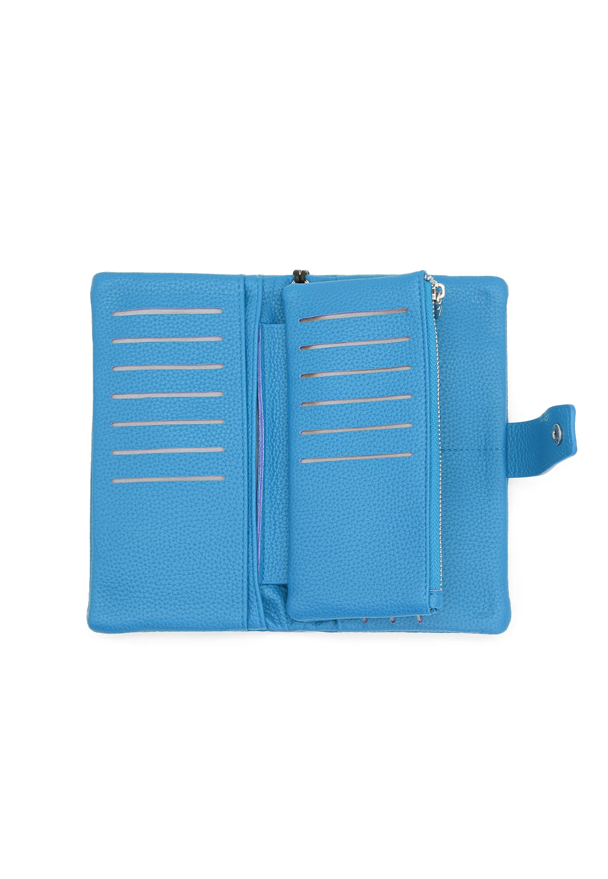 Portafoglio donna grande con zip e portacarte PF22-8 - Image 34