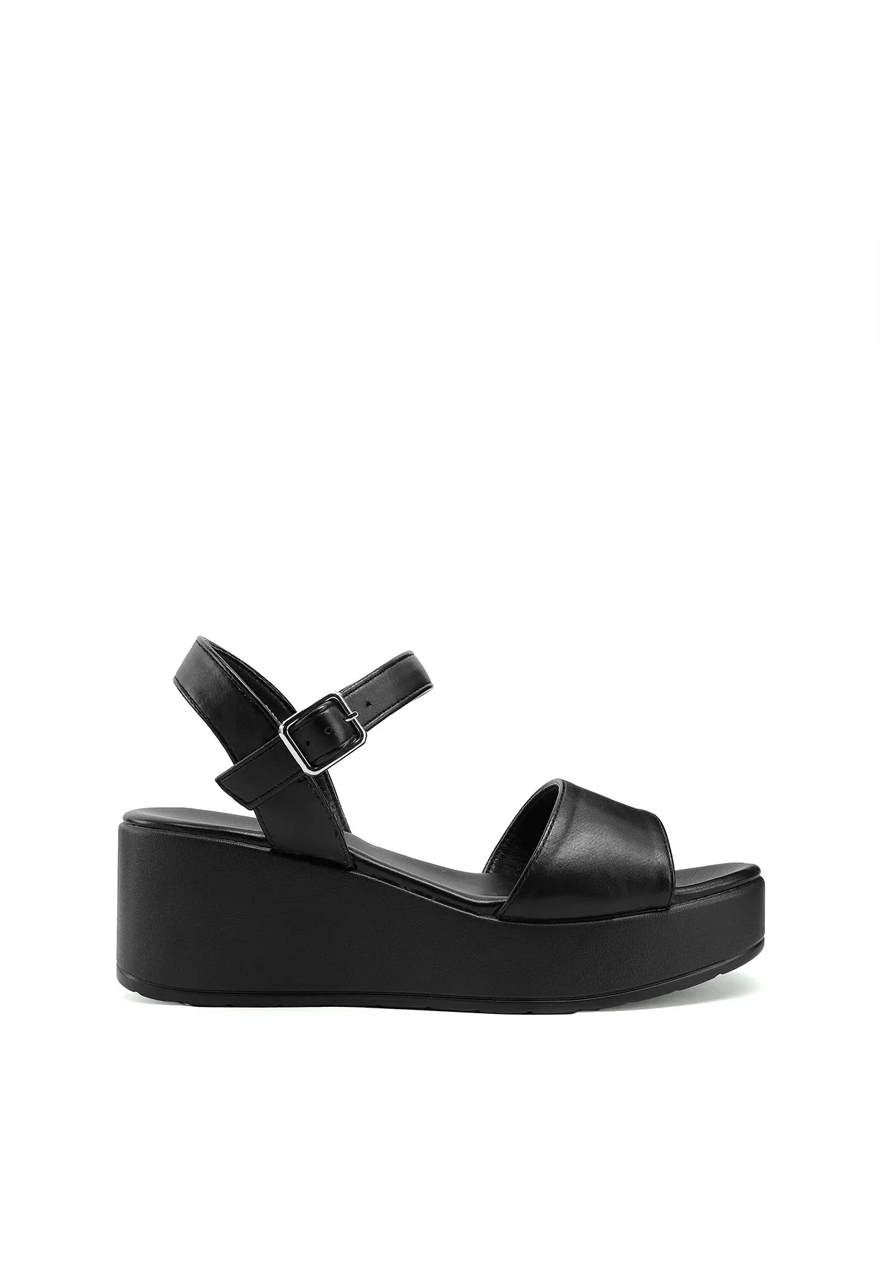 Sandali platform con cinturino alla caviglia minimal BZ505 - Image 10