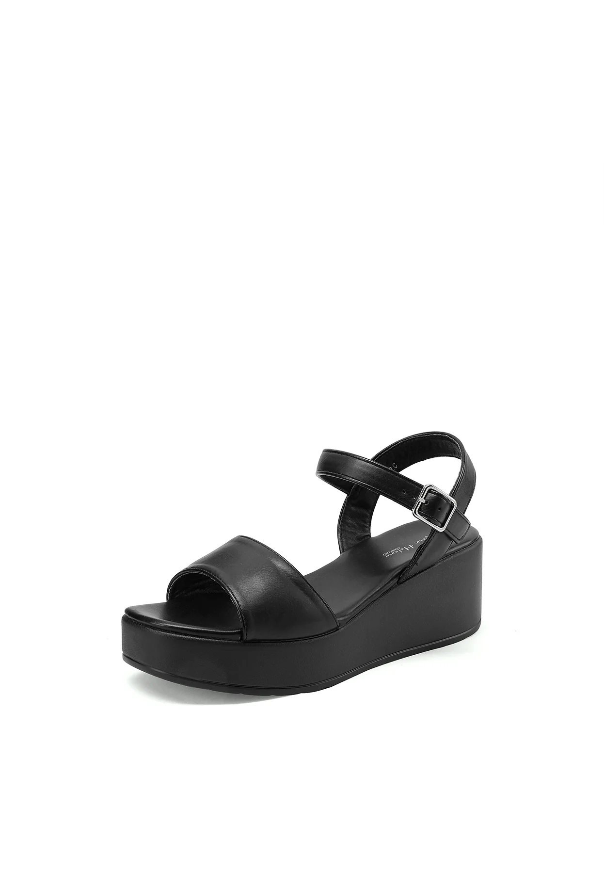 Sandali platform con cinturino alla caviglia minimal BZ505 - Image 11