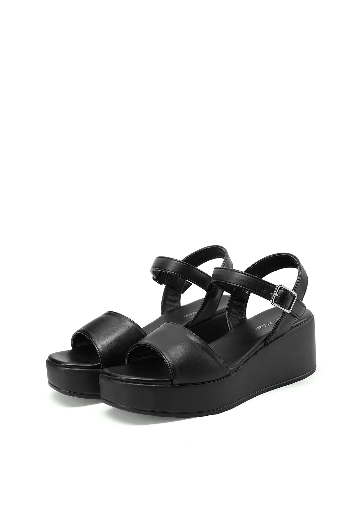 Sandali platform con cinturino alla caviglia minimal BZ505 - Image 12