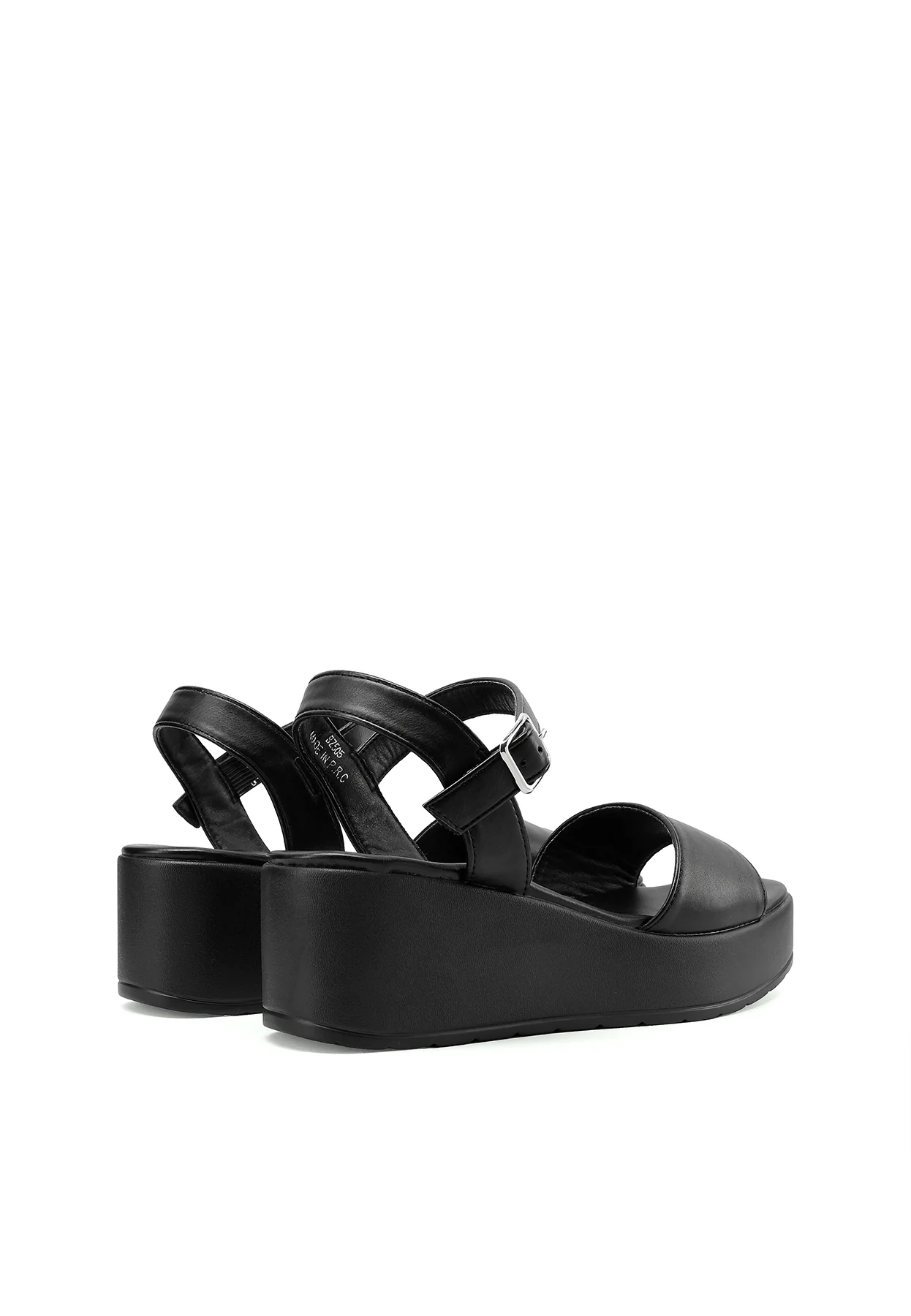Sandali platform con cinturino alla caviglia minimal BZ505 - Image 13