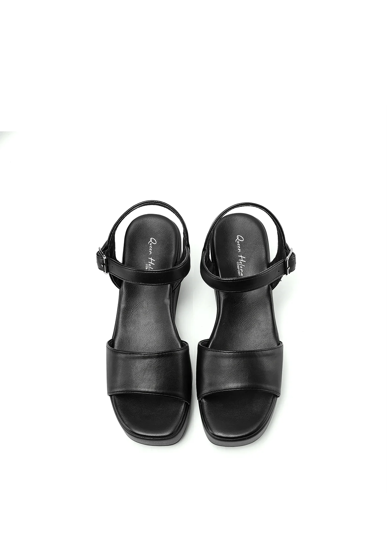 Sandali platform con cinturino alla caviglia minimal BZ505 - Image 14