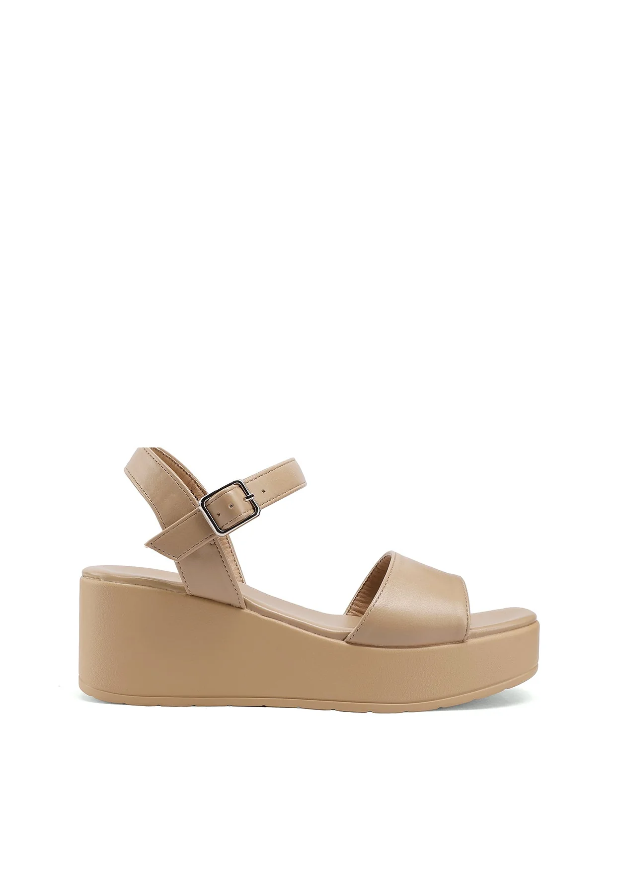 Sandali platform con cinturino alla caviglia minimal BZ505 - Image 2