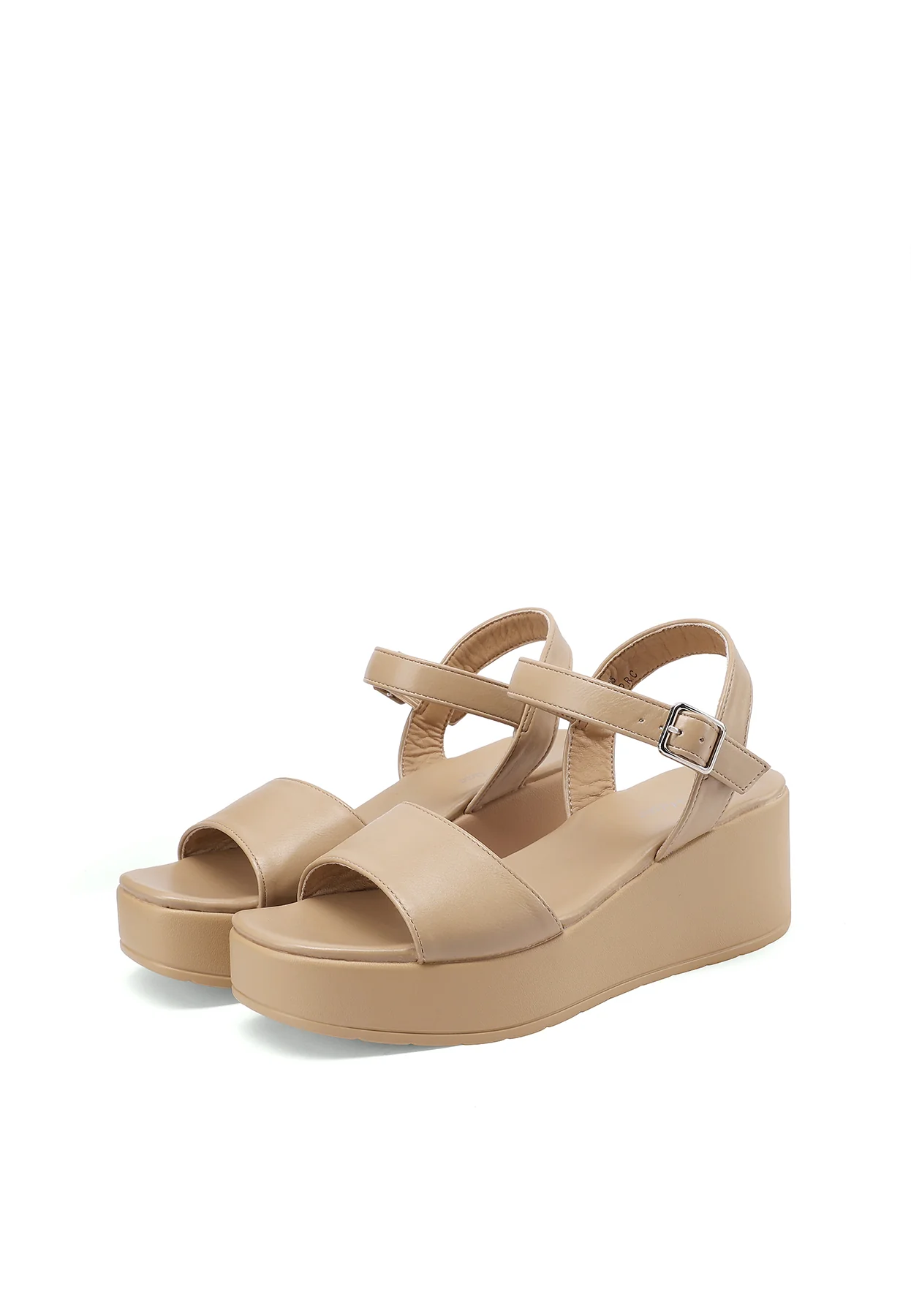 Sandali platform con cinturino alla caviglia minimal BZ505 - Image 4