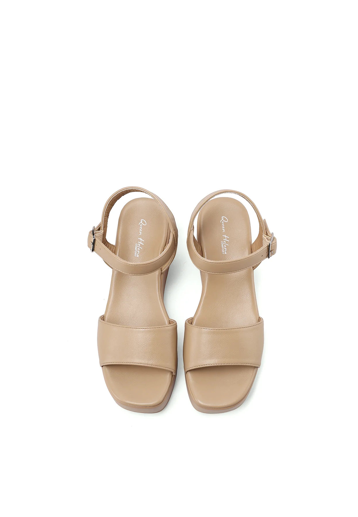 Sandali platform con cinturino alla caviglia minimal BZ505 - Image 6