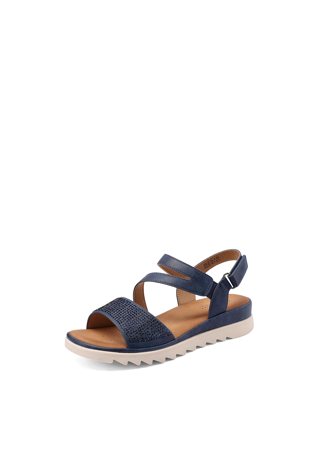 Sandali comfort con suola dentellata BZ516 - Image 11
