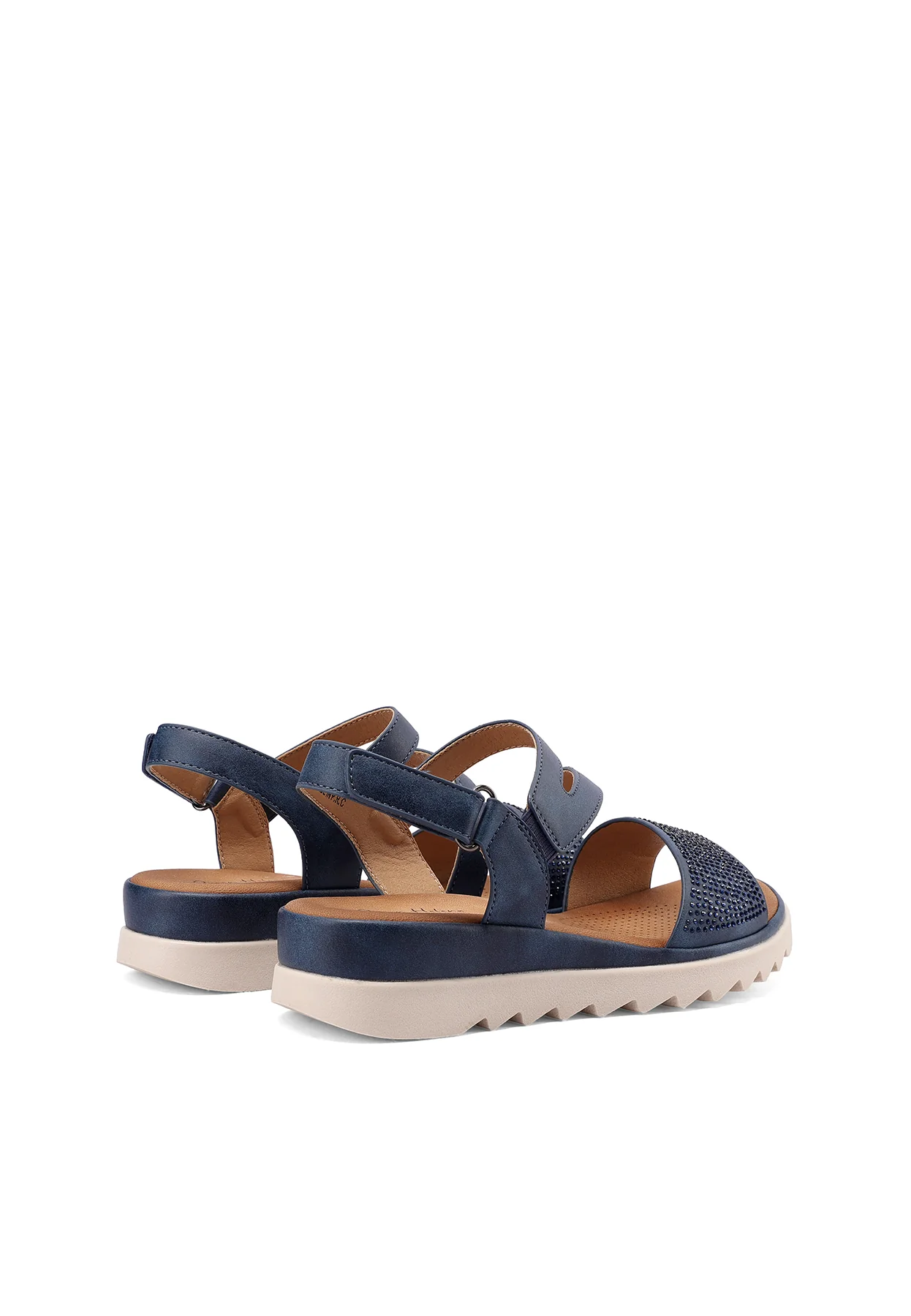 Sandali comfort con suola dentellata BZ516 - Image 14