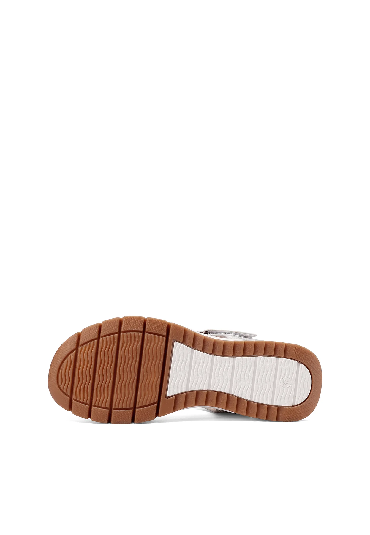 Sandali con strass e strap comodi effetto metallizzato BZ518 - Image 7
