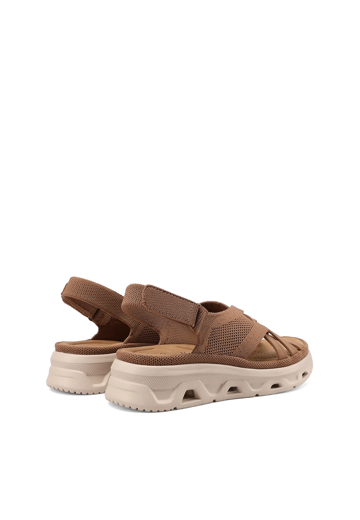 Sandali comfort traspiranti zeppa con fasce incrociate BZ520 - Image 13