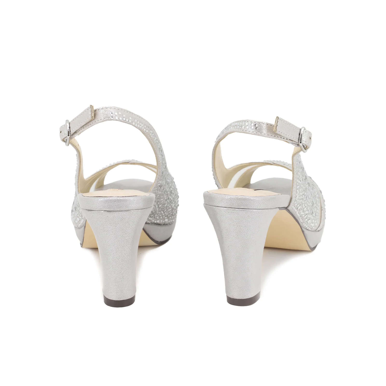 Sandali gioiello slingback con apertura frontale S2716 - Image 6