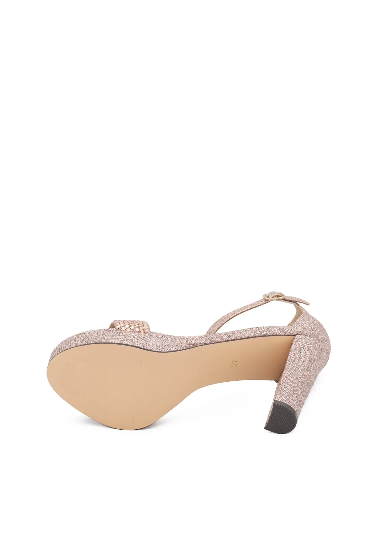 Sandali eleganti con plateau, strass e tacco alto con cinturino S2801 - Image 12