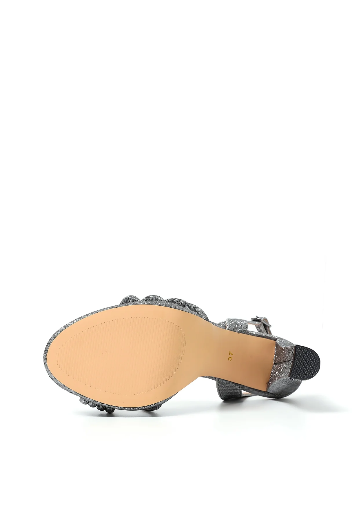 Sandali glitter con fasce, tacco alto e plateau S2804 - Image 17