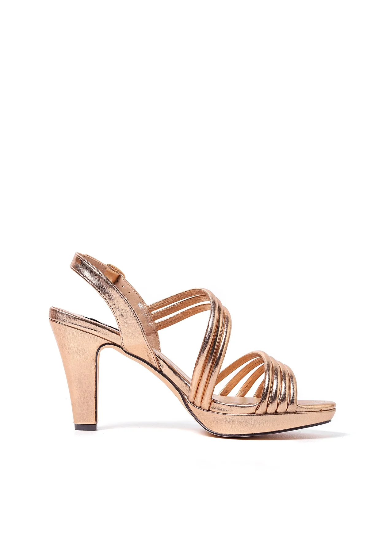 Sandali donna con fasce decorative e tacco medio S2806 - Image 10
