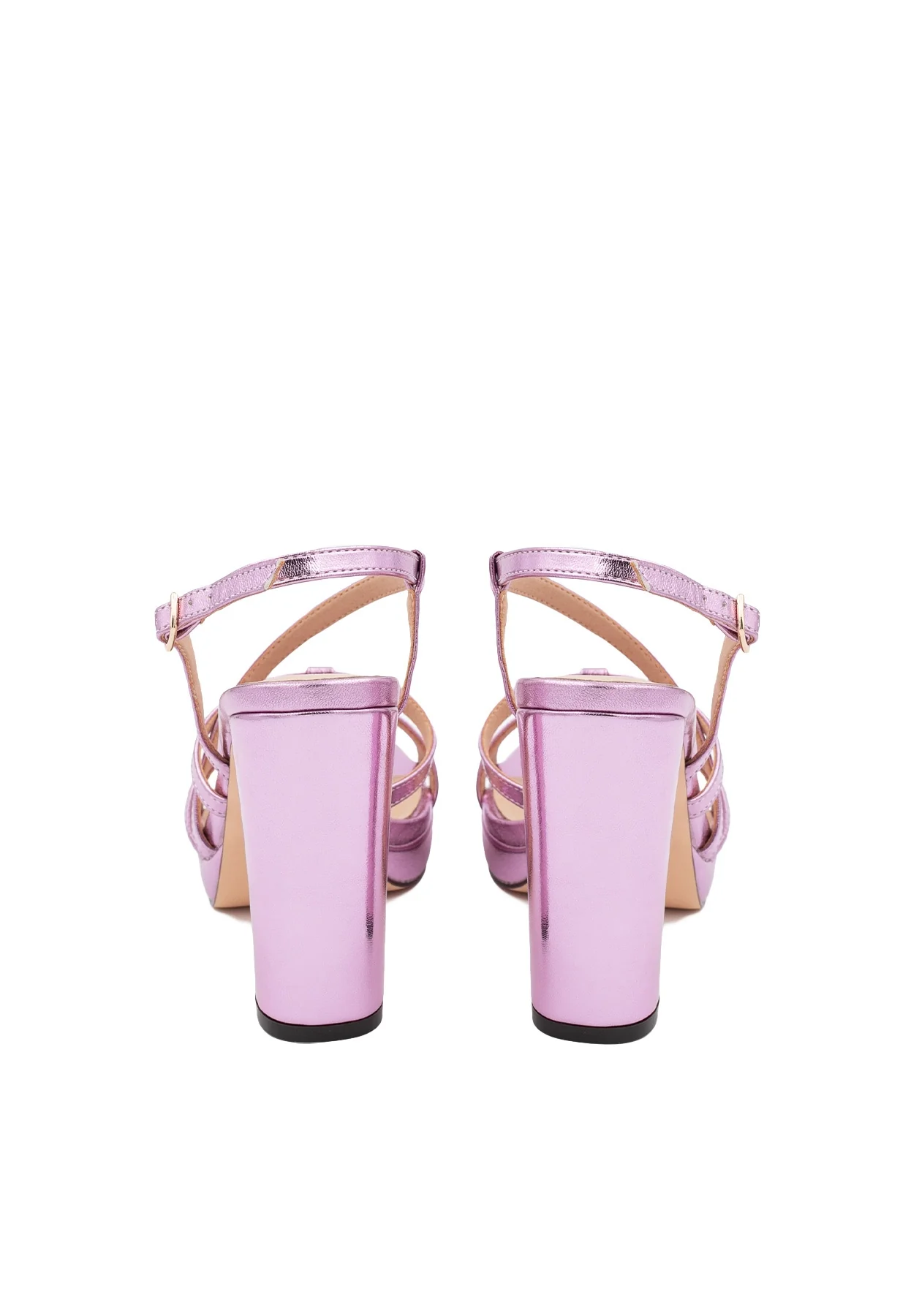 Sandali eleganti con plateau e listini sottili S2809 - Image 11