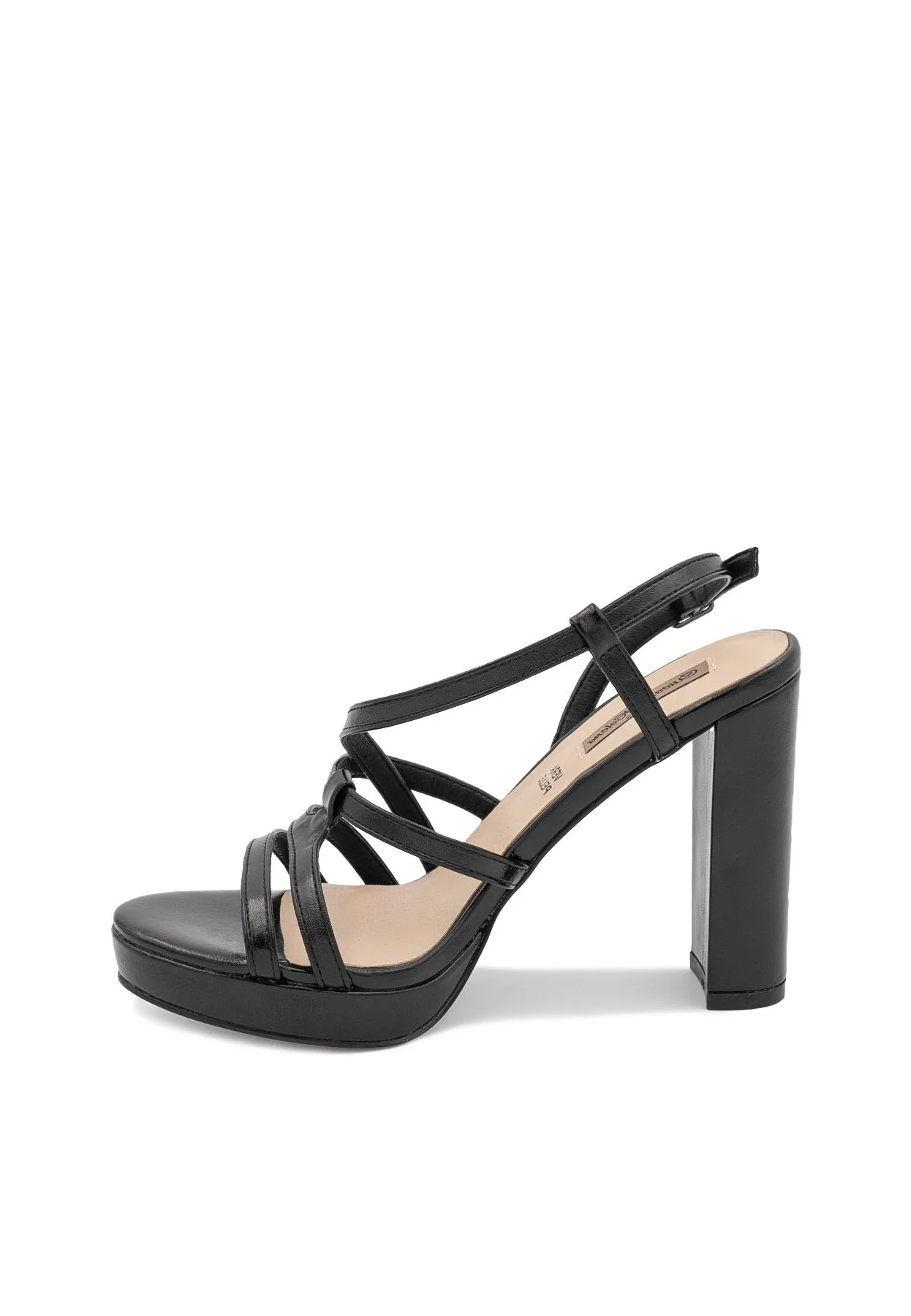Sandali eleganti con plateau e listini sottili S2809 - Image 2