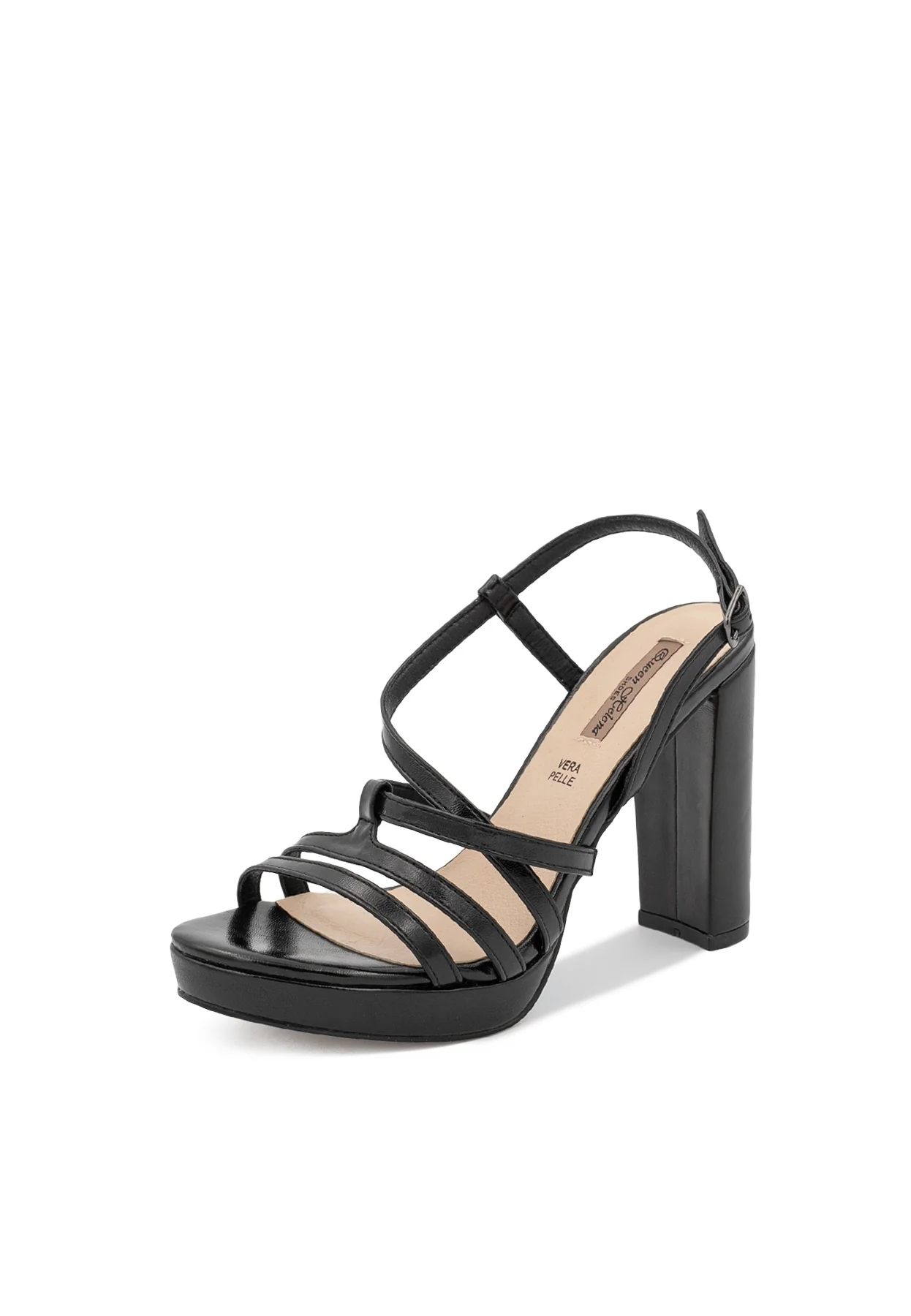 Sandali eleganti con plateau e listini sottili S2809 - Image 3
