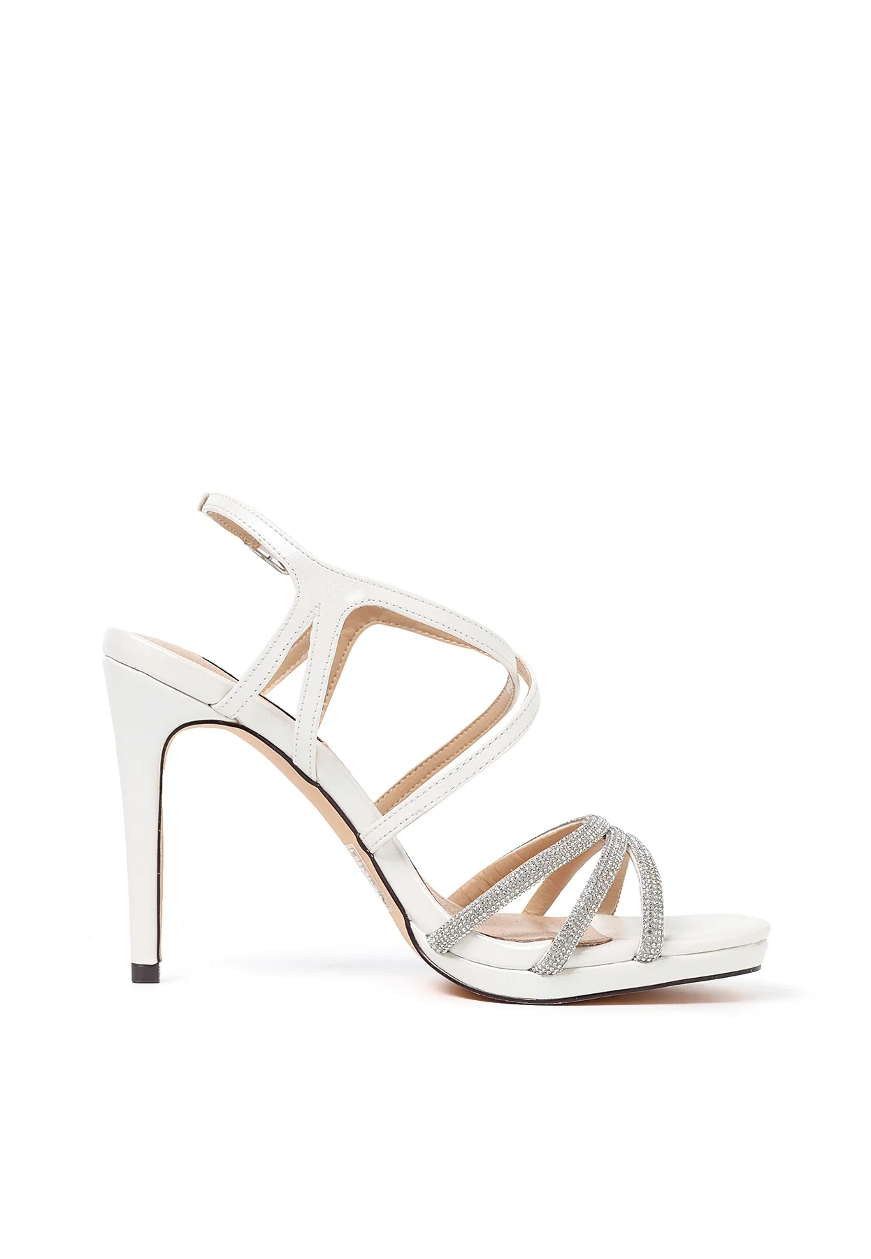 Sandali donna con tacco alto e fasce intrecciate S2811 - Image 8