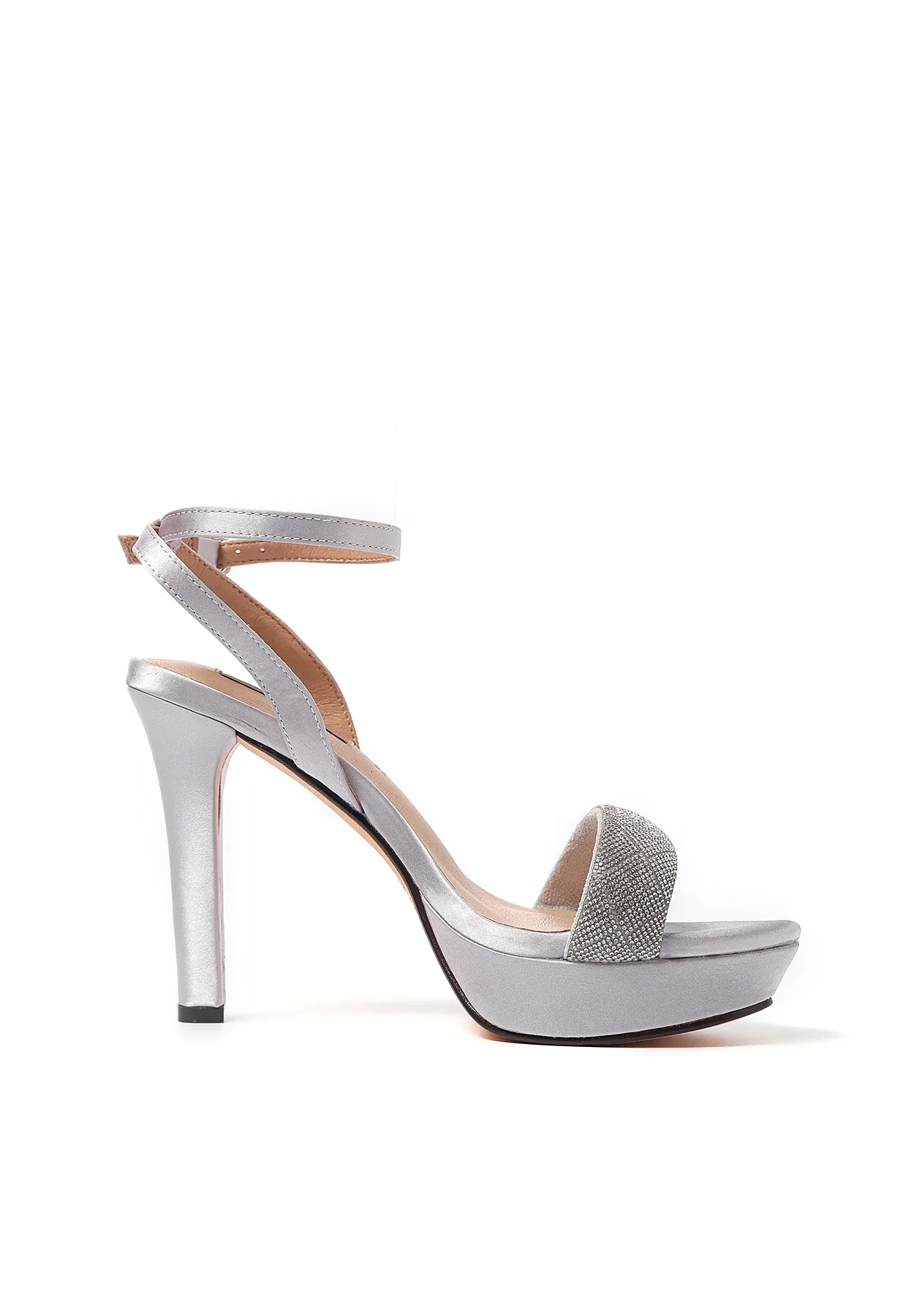 Sandali donna con plateau, tacco alto e fascia strass S2812 - Image 27