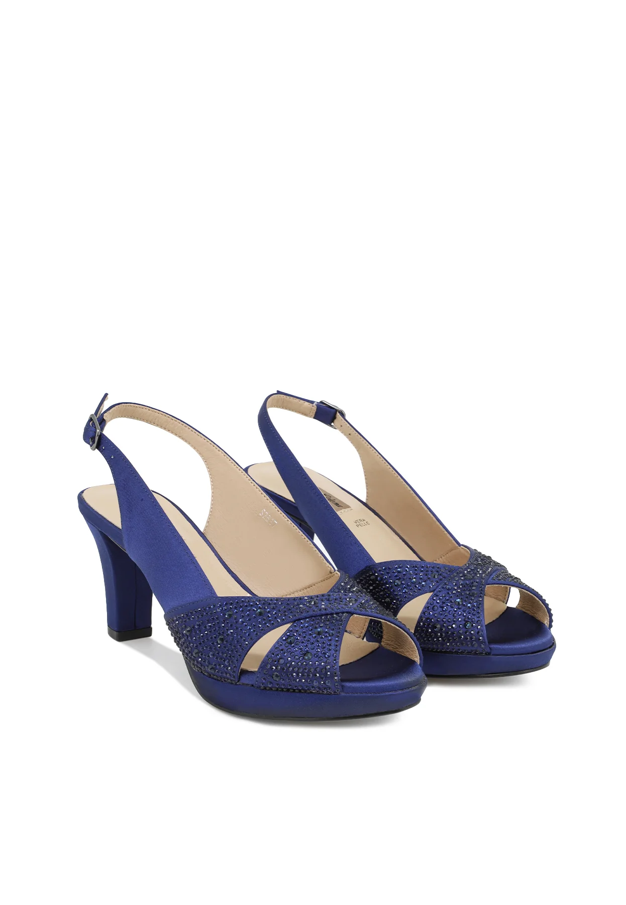 Sandali eleganti con fasce luminose e tacco S2817 - Image 16