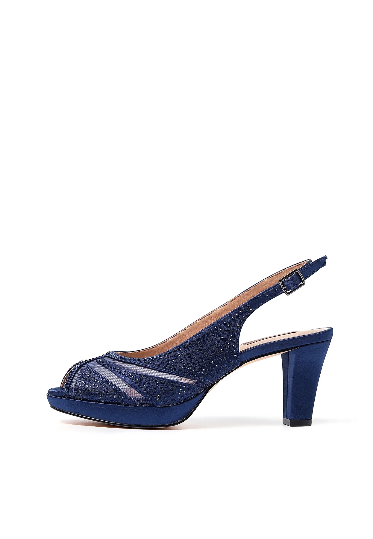 Sandali eleganti donna con strass e tacco comodo S2824 - Image 10