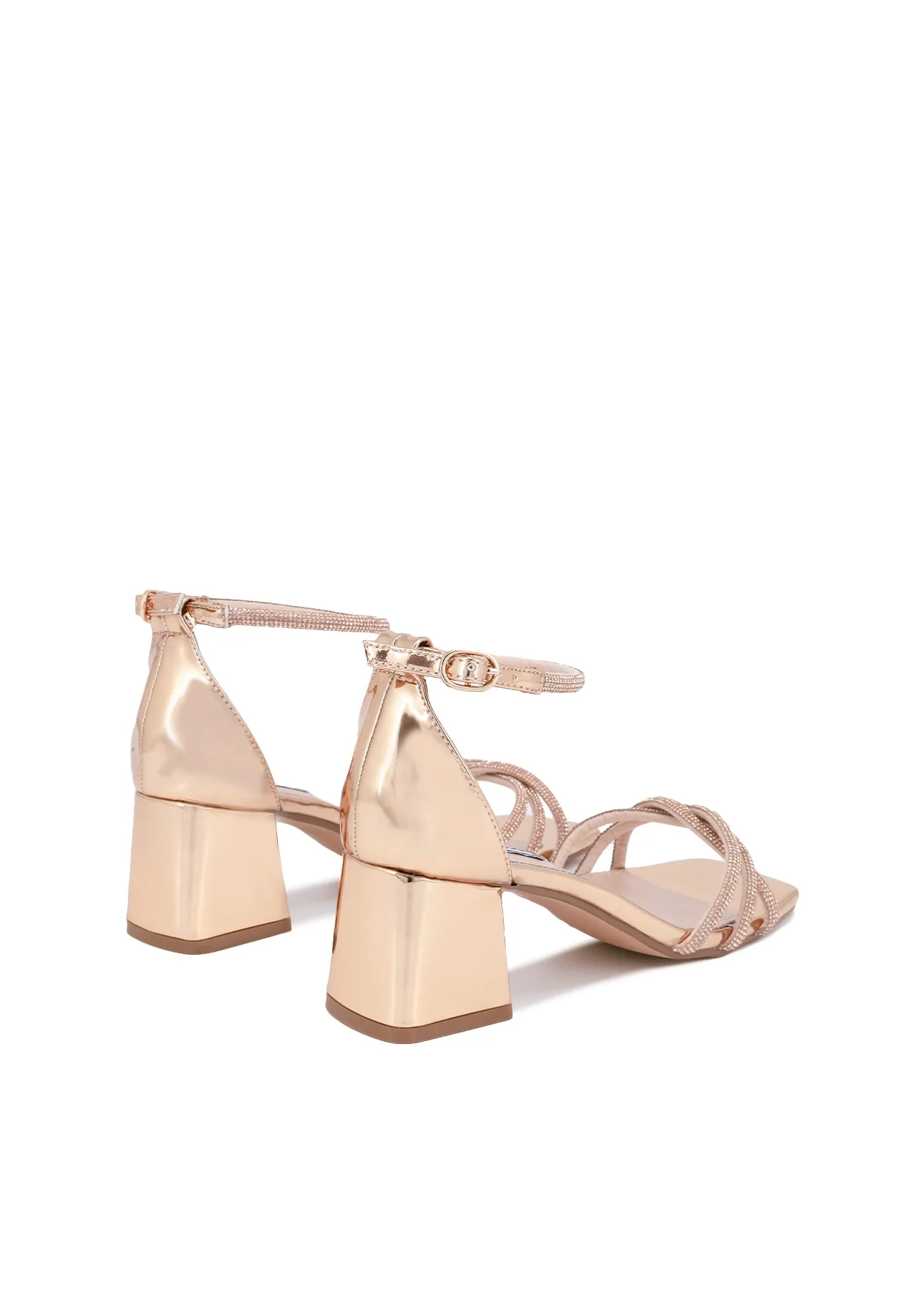 Sandali gioiello con strass e tacco elegante ZM9301 - Image 17
