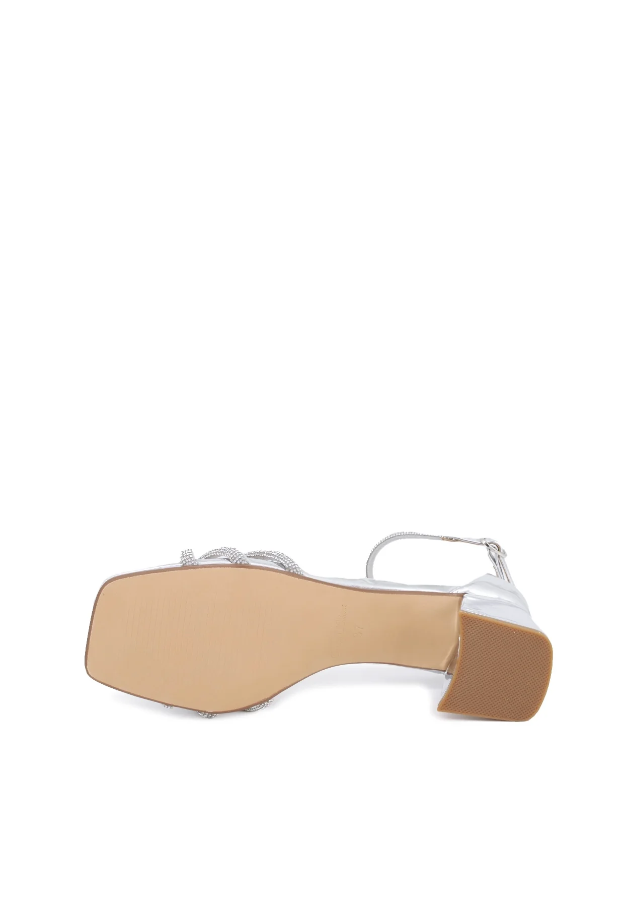 Sandali gioiello con strass e tacco elegante ZM9301 - Image 6