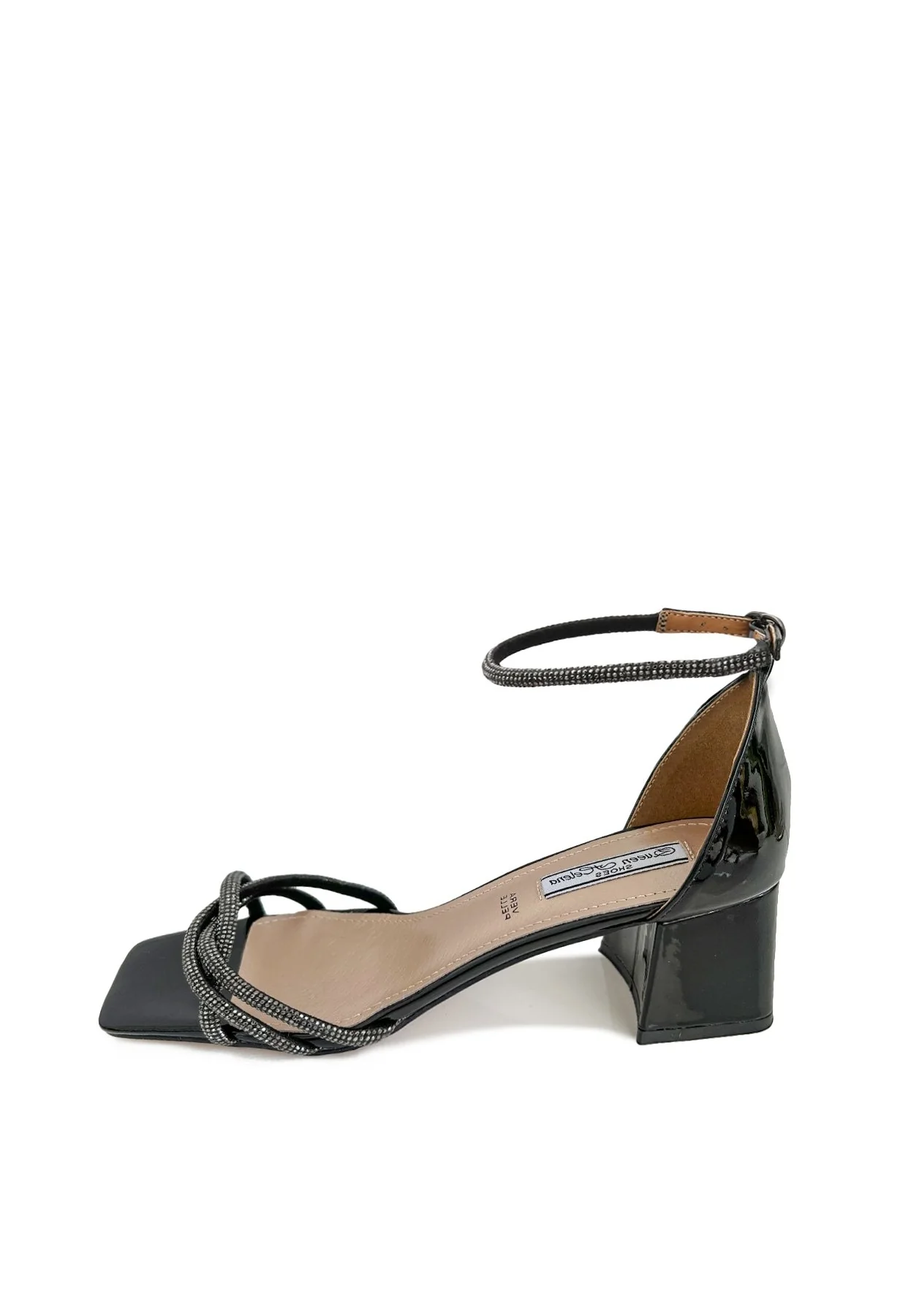 Sandali gioiello con strass e tacco elegante ZM9301 - Image 9